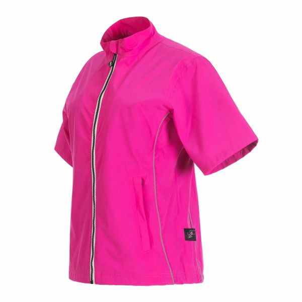 ladies short sleeve golf rain jacket