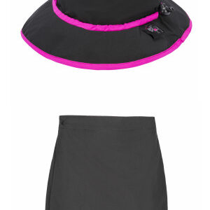 Black Skirt with Rain Hat Combo