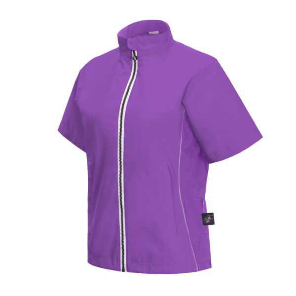 All Purple Short Sleeve Jacket