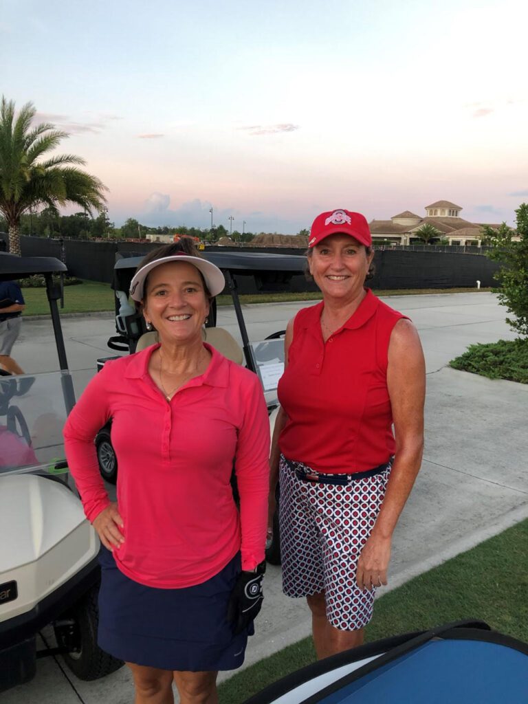 Me and Tammie Green the year she won the Florida Open!