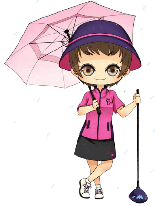 Rain Girl Golf - Logo