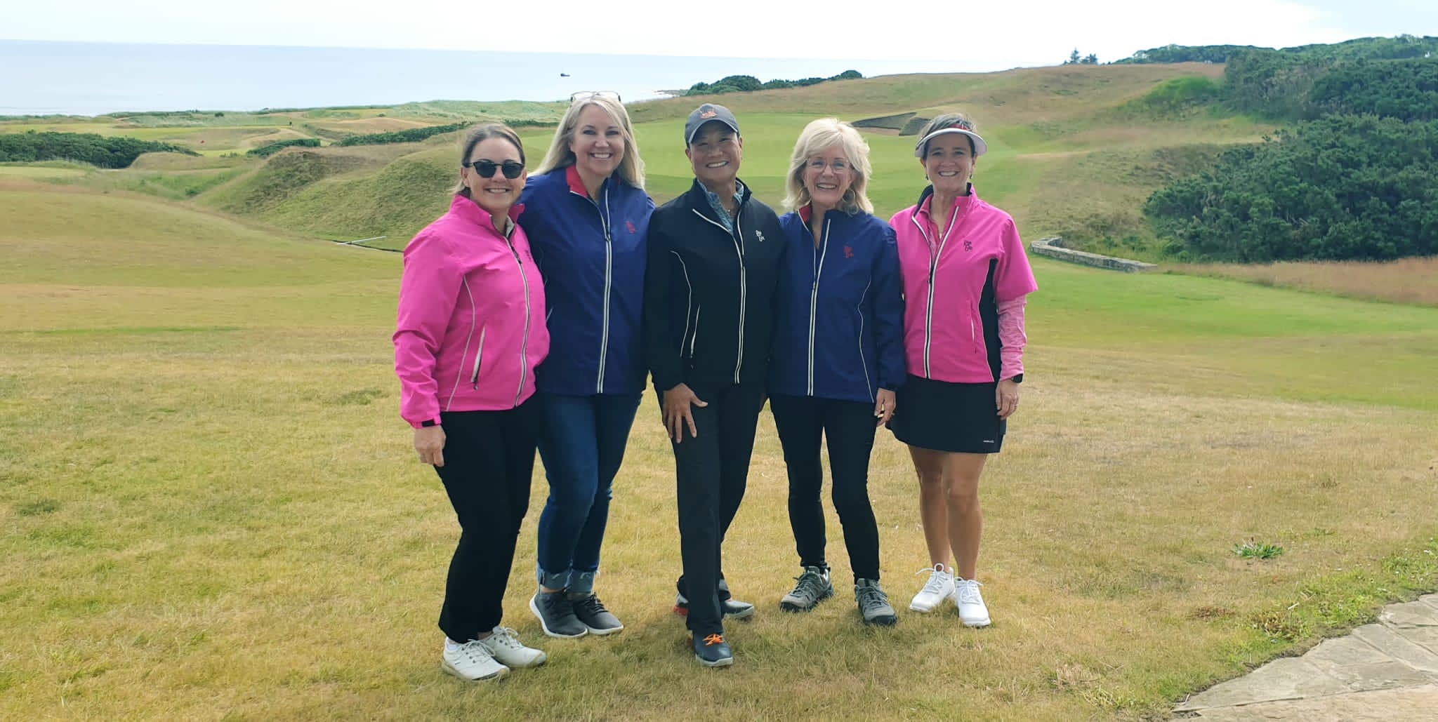 Rain Girl Golf goes abroad in Scotland